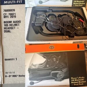 Harley-Davidson Boom! Audio 10S Helmet Headset - Black